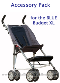 Budget XL Sun Hood, Rain Cover, Basket, Seat Liner & Footmuff Set DARK BLUE